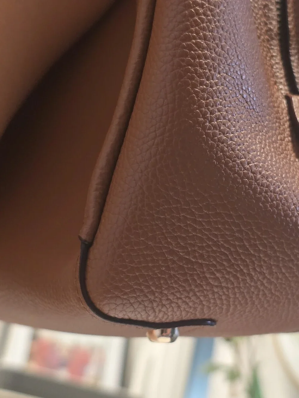 Coach Hadley Hobo Brown Pebbled Leather Shoulder Bag